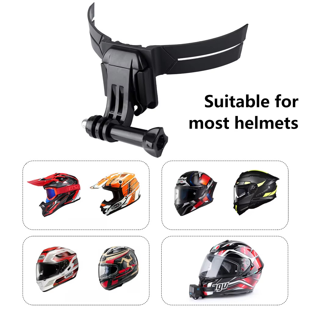 Motorcycle Helmet Camera Mount Motorbike Hat Chin Bracket Ho