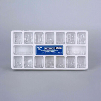 64 Pcs Dental Adult Transparent Crown Anterior Matrices Matrix TOR VM 1.910