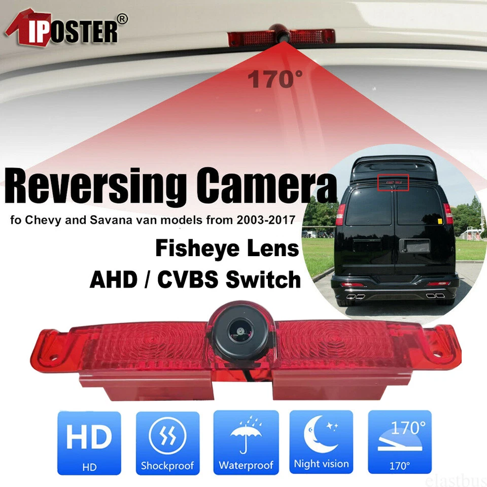 7" Rear View Mirror Monitor+Backup Camera / Chevrolet Express Van/GMC Savana Van - Image 3 of 4