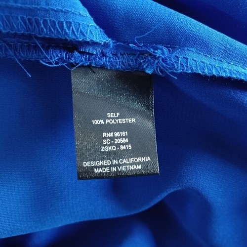 Neu Damen Bebop XL blau Rüschen Tasche Shorts Strampler Pullover - Bild 9 von 9