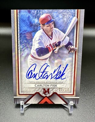2023 Topps Museum Collection Carlton Fisk Autograph /10