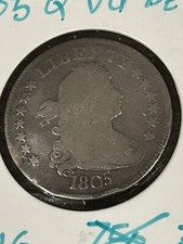 Old Man Duffy Grandpa’s 1805 Large Quarter DMG VG Det Old Americania 220yrs worn