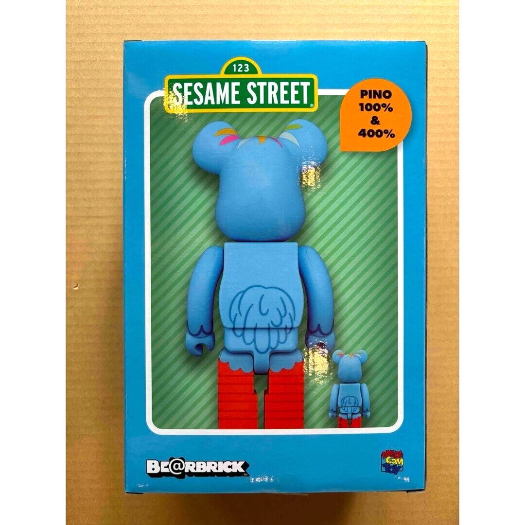 MEDICOM TOY BE@RBRICK PINO 100% & 400% SESAME STREET | eBay MEDICOM TOY BE@RBRICK PINO 100% & 400% SESAME STREET | eBay