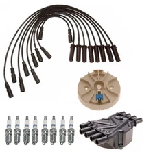 ACDelco Ignition Kit Distributor Rotor Cap Wire Spark Plugs for Chevy GMC 7.4 V8