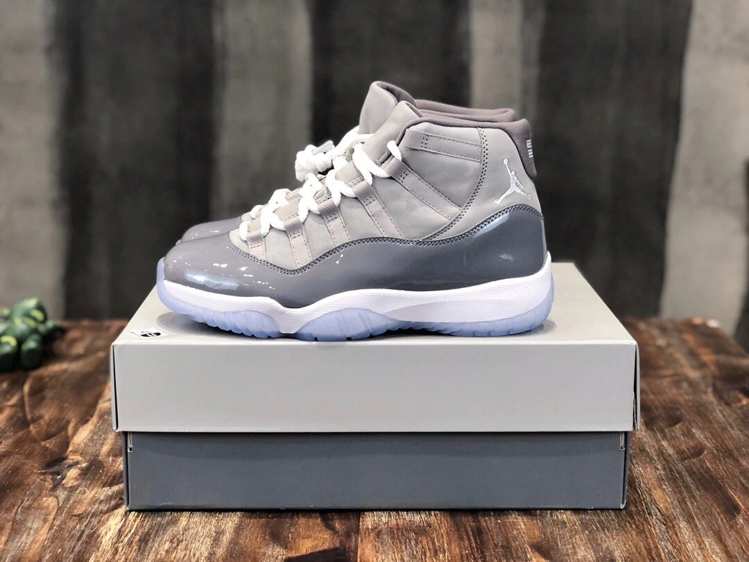 Zapatillas Air Jordan 11 retro gris fresco 2021 para hombre CT8012 005