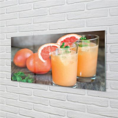Tulup Acrylglas 100x50 Wandkunst Grapefruit-Cocktail