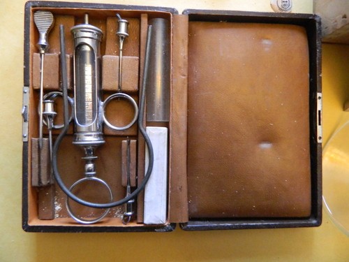 VERY RARE PASTEUR KIT IN WOODEN BOX WITH ALL INSTRUCTIONS FROM 1898. - Picture 7 of 10