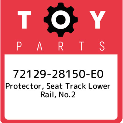 72129-28150-E0 Toyota Protector, seat track lower rail, no.2
