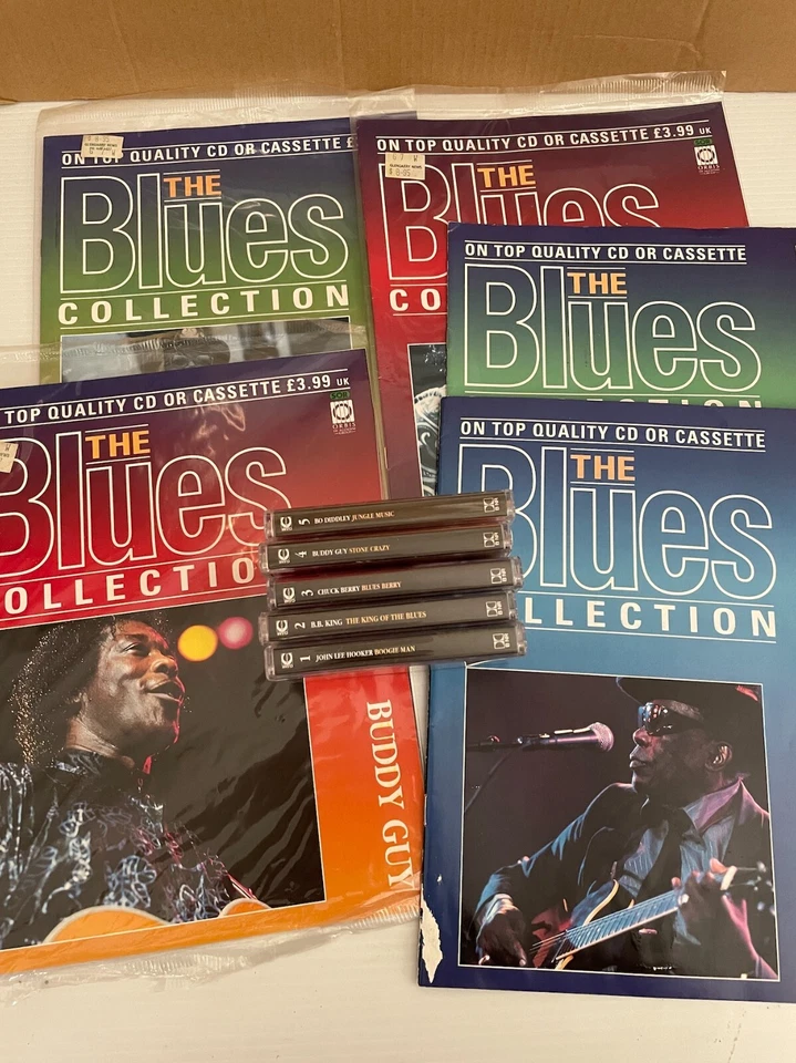 Blues Collection Cassette Bundle 1990s Issues 1 - 5 Magazines Chrome Tapes Orbis - Image 2 of 4