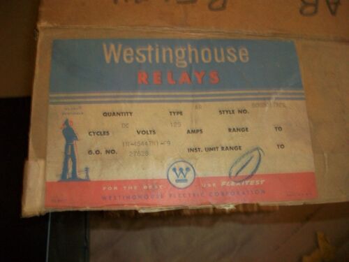 Westinghouse 606B017A22A Type AR Relay 125 VDC NEW IN BOX - Picture 2 of 4