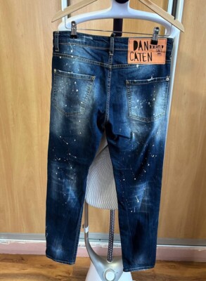 Dsquared2 Men's Skinny Jeans Blue Size 46(S) Designer Denim