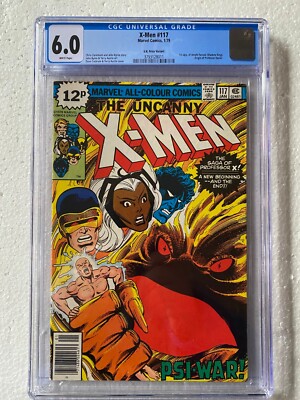 X-Men # 117 CGC 6.0 White (Marvel, 1979) 1st appearance Shadow King