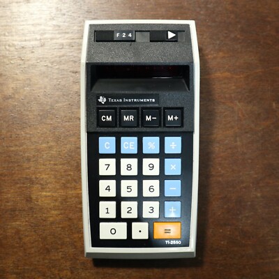 Vintage Texas Instruments TI-2550 Memory Calculator As Is