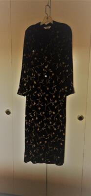 MARELLA ITALY MIDI DRESS SZ-10 LINED LONG SLEEVE 2 HIGH SLITS PRICE-$329.00
