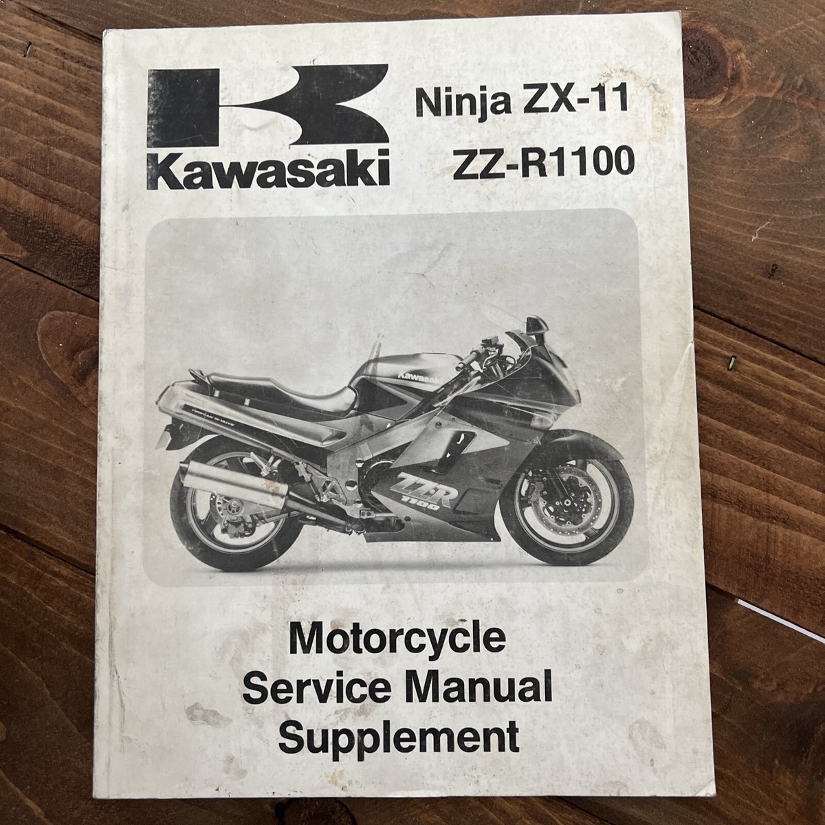 1990 Kawasaki Ninja ZX-11, ZZ-R1100 Service Manual Supplement