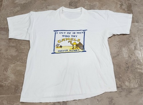 VINTAGE CAMELS CAMEL NOVELTY T SHIRT - Picture 2 of 5