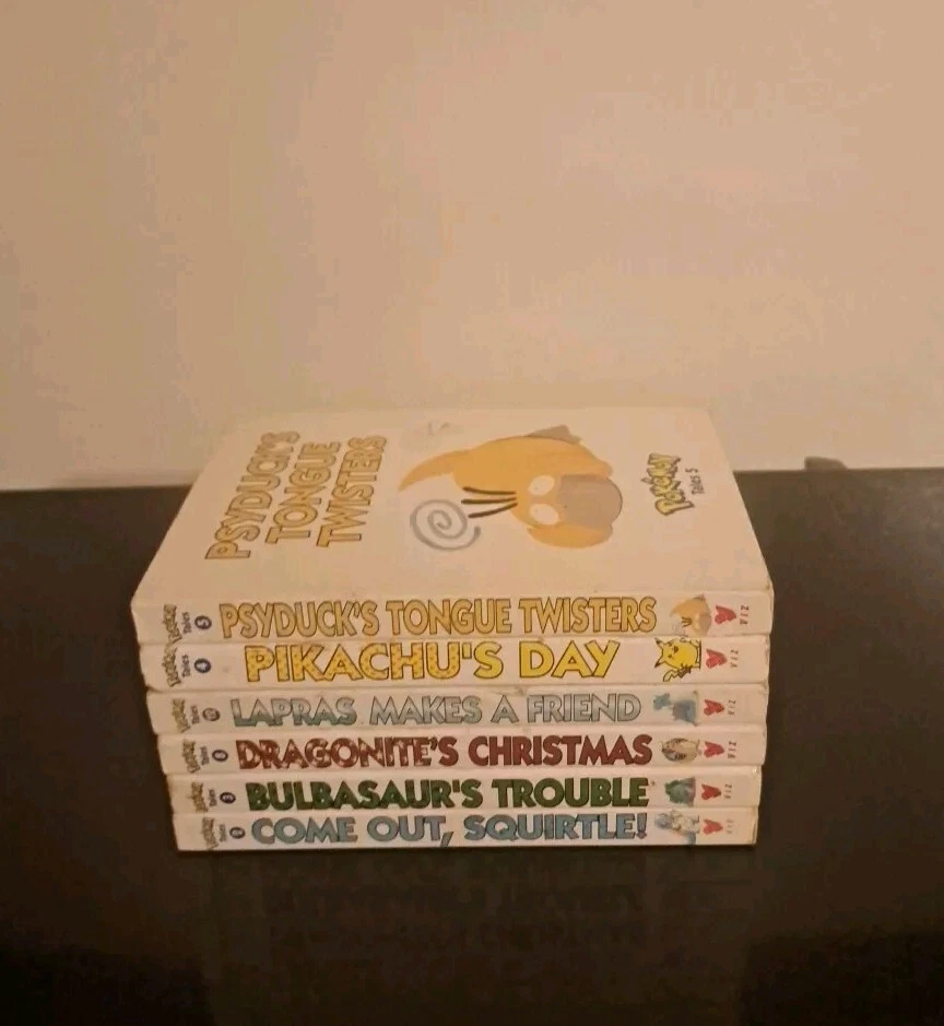 Vintage Pokemon Tales books 1999 Rare Early Pokemon art (lot of 6) Viz Nintendo Foto 2 de 4