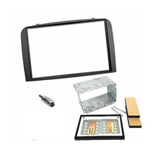 KIT ADATTATORE MASCHERINA 2 DIN ALFA 147 07 Q2 GRIGIO SCURO BLACK LINE 