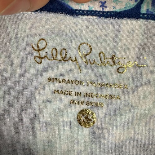 Lilly Pulitzer Sophie Shift Dress XS Navy Blue Elephant Joy Ride Print - Picture 9 of 18