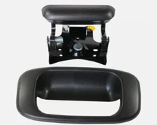 Tailgate Handle With Bezel & Clips Fits 1999-2007 Chevy Silverado GMC Sierra