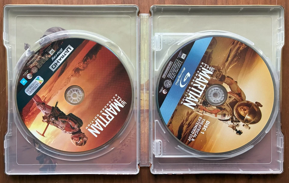 The Martian (4K UHD, Blu-ray Ext Ed, 3D, 4-Disc Set) Steel book EXTREMELY RARE! - Image 2 of 4