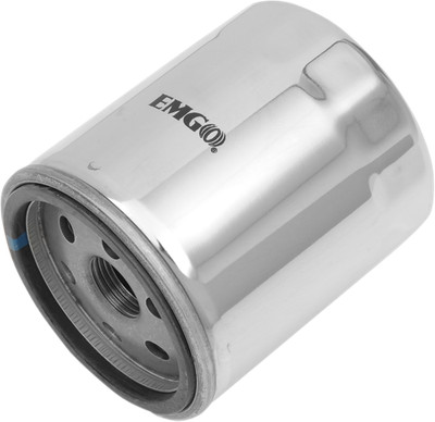 EMGO Oil Filter - Chrome - For Buell/Harley-Davidson 10-82442