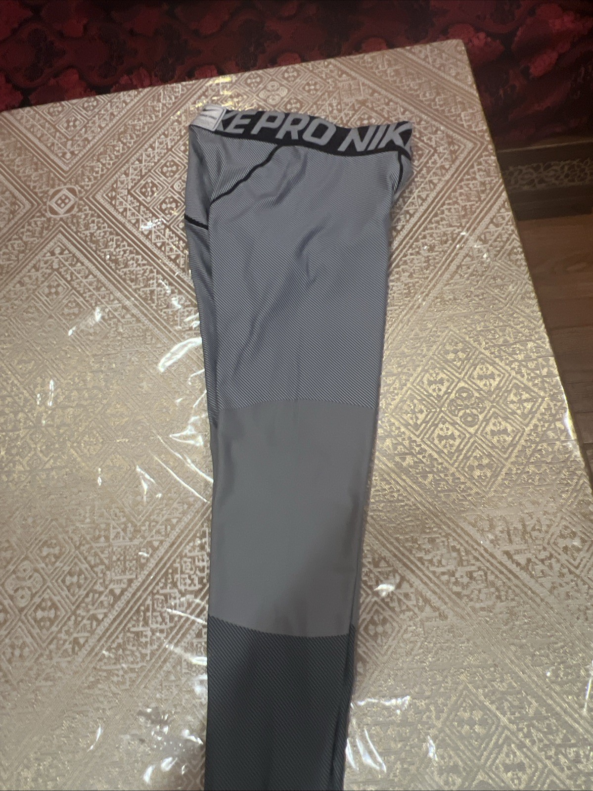 Pre-Owned Nike Pro Hyperwarm Lines Compression Pa… - image 17