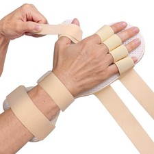 Dr Finger Hand Splint Brace Medium Finger Support Stroke Rehab Adjustable