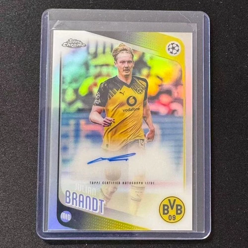 ☕️MK 2025-26 TOPPS CHROME UEFA CLUB COMPETITIONS AUTO REFRACTOR JULIAN BRANDT