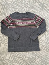 Eddie Bauer Cotton Nordic Sweater, Women's Size S