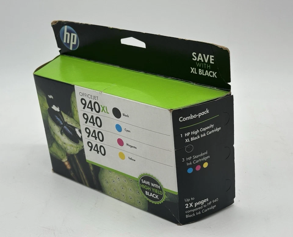 HP OfficeJet 940XL Combo Pack Black/Cyan/Magenta/Yellow Ink  (CZ143FN) - Image 3 of 4