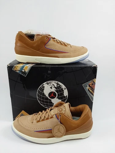 Nike Air Jordan 2 Low "Two 18 Brown Detroit" Men's Size 14