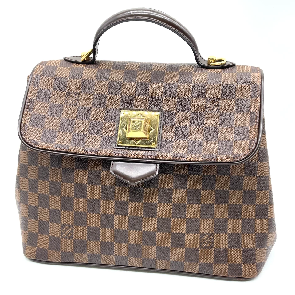 Auth LouisVuitton Damier Ebene Bergamo GM 2Way Bag N41169 W/Box/Dustbag SK030617 - Image 2 of 4