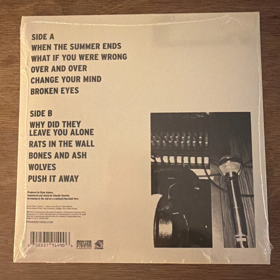 Ryan Adams - 1984 Vinyl - Still Sealed - Rare Record (2014) - Image 2 of 2