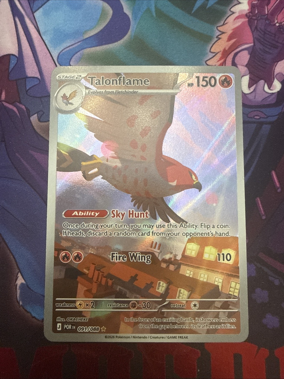 Talonflame 091/088 Me03: Perfect Order Holo
