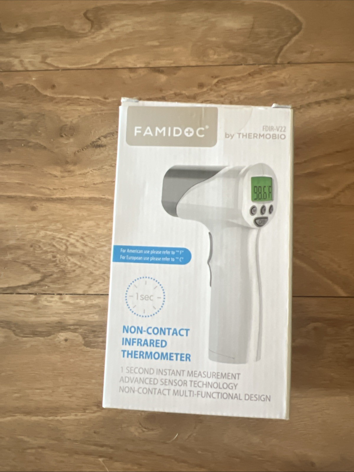 One Second Medical Grade Touchless Infrared Forehead Thermometer for Adults Baby