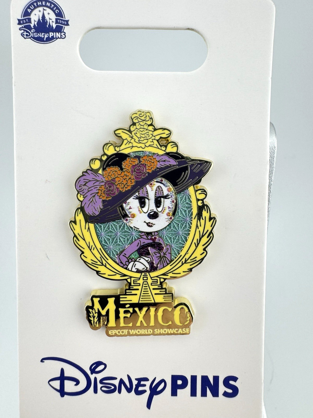 Disney Pin Minnie Mouse Day of the Dead Mexico EPCOT World Showcase Pin 168521