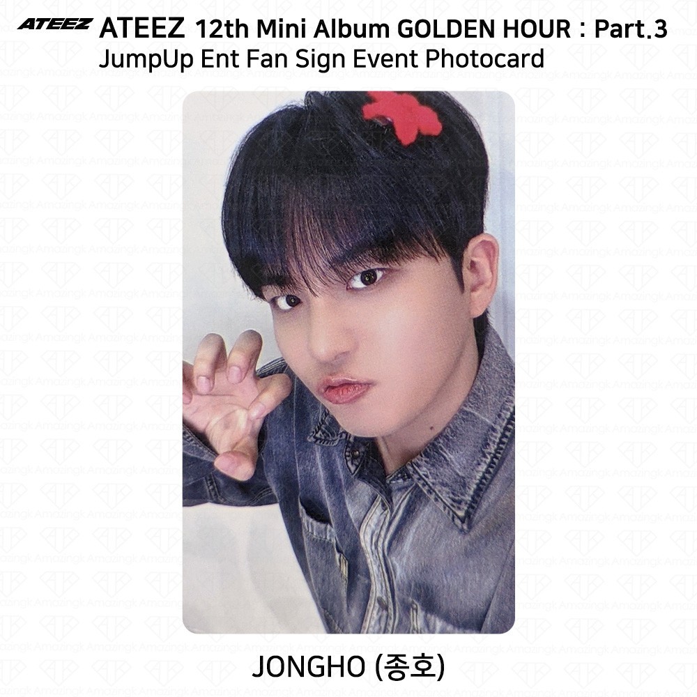 ATEEZ The 12th Mini Golden Hour Part.3 JumpUp Ent Fan sign