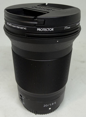 Nikon NIKKOR Z 20mm f/1.8 S Lens with Lens Hood and  Hoya Protector Filer