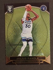 2024-25 Panini Totally Certified Julius Randle GREEN MIRROR 44/99. Timberwolves 
