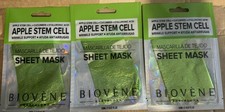 3xBiovene Apple Stem Cell Wrinkle-Support Glam Sheet Mask with Cucumbe
