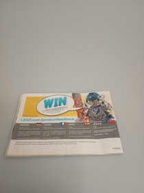 ONLY MANUAL Lego 70364 Nexo Knights Instruction NO BRICKS