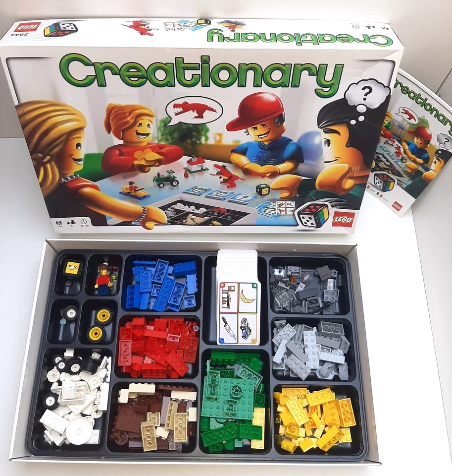 Innen fast wie neu: Lego Creationary 3844 Spiel Bauen Fantasie Kreativität TOP - Bild 2 von 4