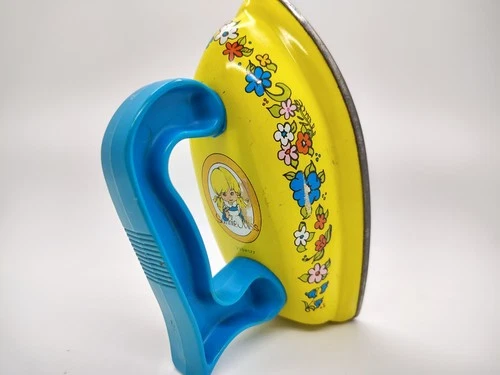 Vintage 1970 Ohio Art Co. Sunnie Miss Children's Metal Play Iron