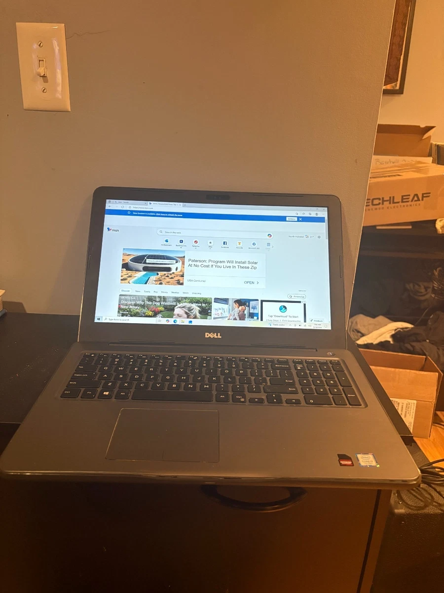 Laptop Dell Inspiron 15 5567 de 15.6 FHD (Procesador I7-7500U, 8GB RAM