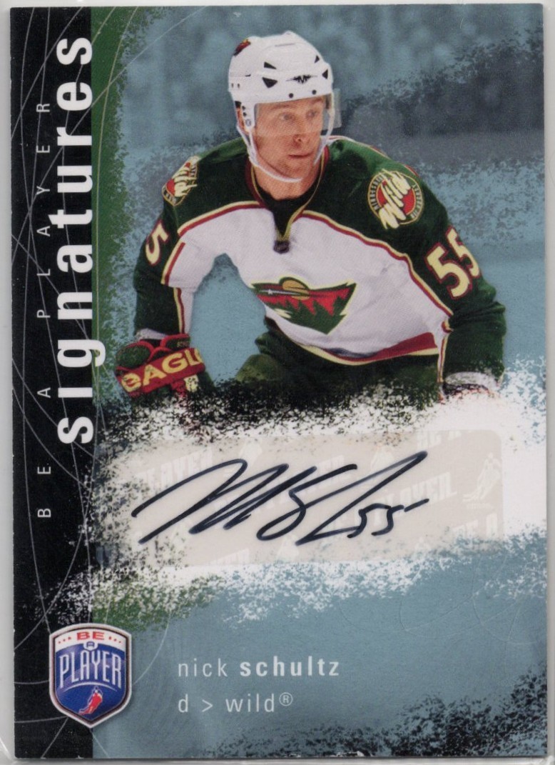 Nick Schultz 2007-08 Upper Deck Be a Player Signature Series #S-NS