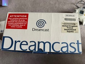 Sega Dreamcast Console - VA1 - HKT-3030 PAL Boxed with controller and VMU