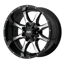 Moto Metal MO970 17x9 5x5.0/5.5 12mm Gloss Black/Machined MO97079035312US