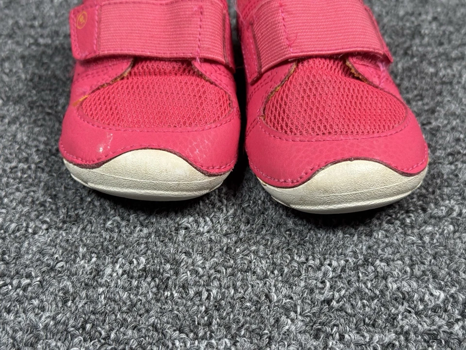 Stride Rite Zapatillas Zapatos Niñas Talla 5.5 Rosa Naranja Foto 3 de 4