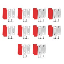 10 Set Ultra-thin Invisible Punch-Free Magnetic Sliding Door Cabinet Closer Kit